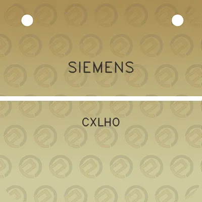 siemens-cxlho