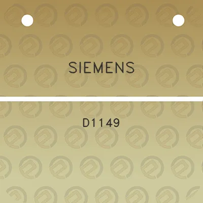 siemens-d1149