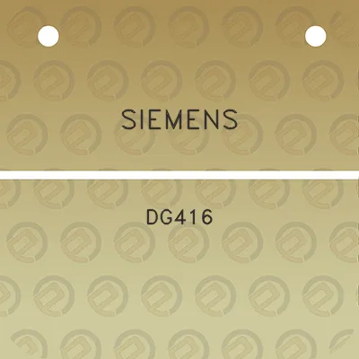 siemens-dg416