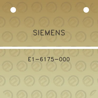 siemens-e1-6175-000