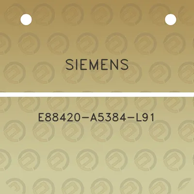 siemens-e88420-a5384-l91