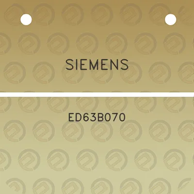 siemens-ed63b070