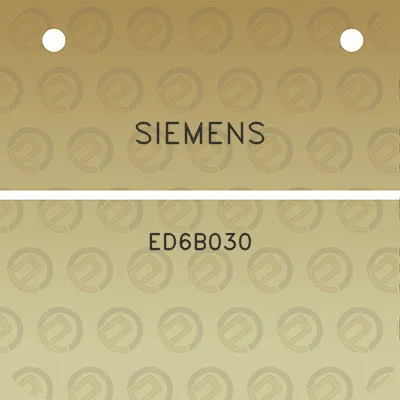 siemens-ed6b030