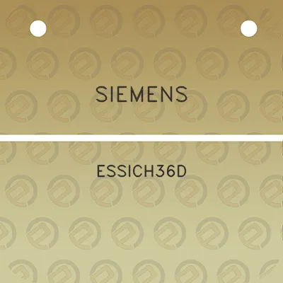 siemens-essich36d