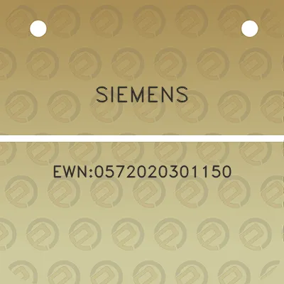 siemens-ewn0572020301150