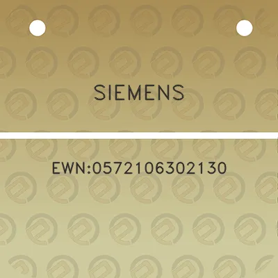 siemens-ewn0572106302130