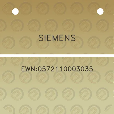 siemens-ewn0572110003035