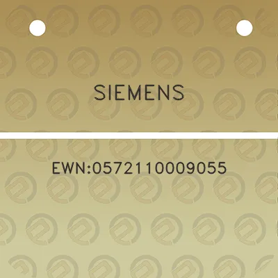 siemens-ewn0572110009055