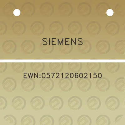 siemens-ewn0572120602150