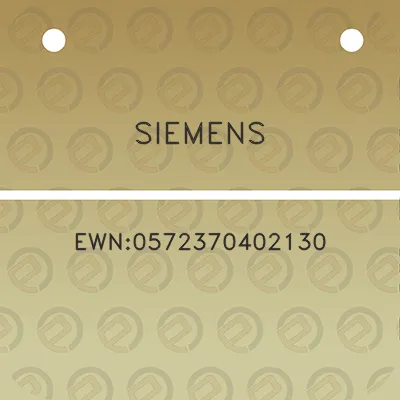 siemens-ewn0572370402130