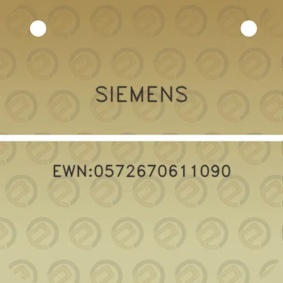 siemens-ewn0572670611090