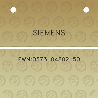 siemens-ewn0573104802150