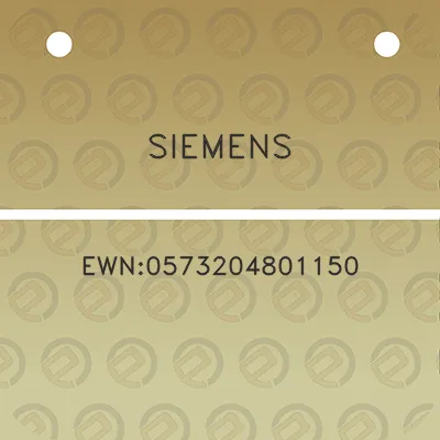 siemens-ewn0573204801150