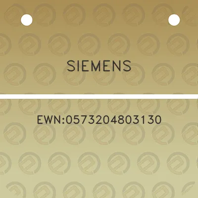 siemens-ewn0573204803130