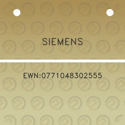 siemens-ewn0771048302555