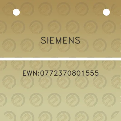 siemens-ewn0772370801555