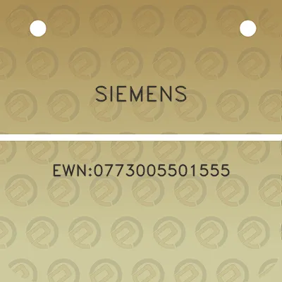 siemens-ewn0773005501555