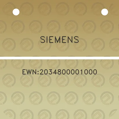 siemens-ewn2034800001000