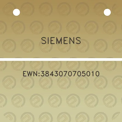 siemens-ewn3843070705010