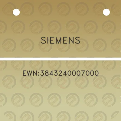 siemens-ewn3843240007000