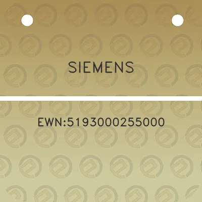 siemens-ewn5193000255000