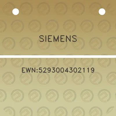 siemens-ewn5293004302119