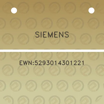 siemens-ewn5293014301221