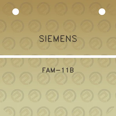 siemens-fam-11b