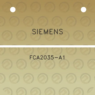 siemens-fca2035-a1