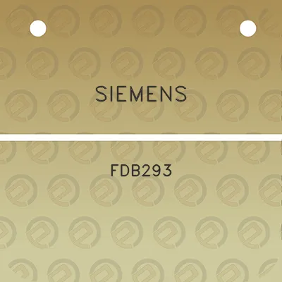 siemens-fdb293