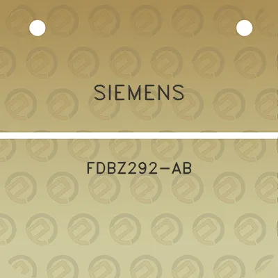 siemens-fdbz292-ab