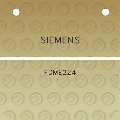 siemens-fdme224