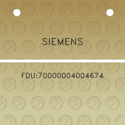 siemens-fdu70000004004674