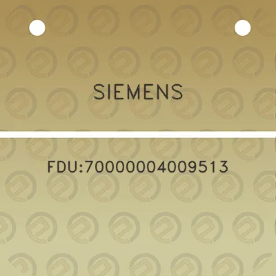 siemens-fdu70000004009513