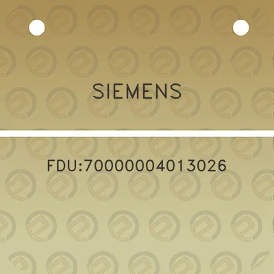 siemens-fdu70000004013026