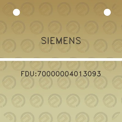 siemens-fdu70000004013093