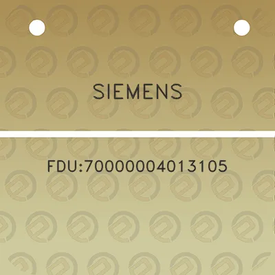 siemens-fdu70000004013105