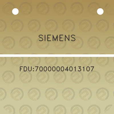 siemens-fdu70000004013107