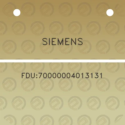 siemens-fdu70000004013131