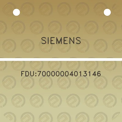 siemens-fdu70000004013146