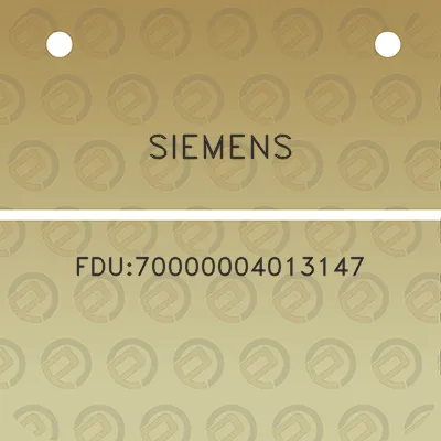 siemens-fdu70000004013147