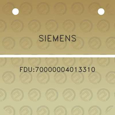 siemens-fdu70000004013310