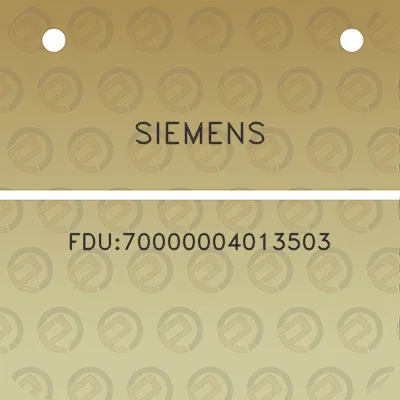 siemens-fdu70000004013503