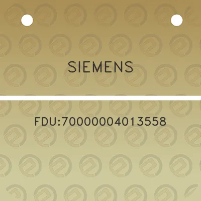 siemens-fdu70000004013558