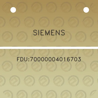 siemens-fdu70000004016703