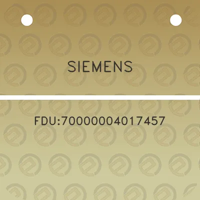 siemens-fdu70000004017457