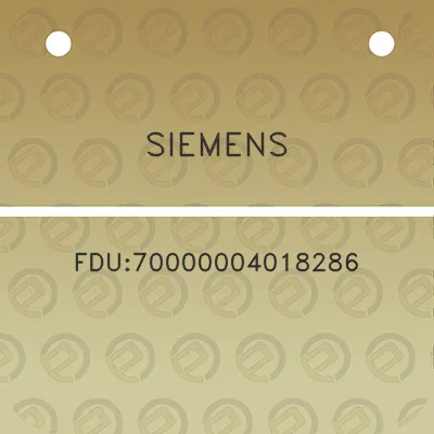 siemens-fdu70000004018286