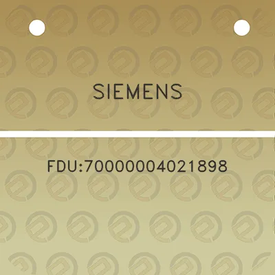 siemens-fdu70000004021898