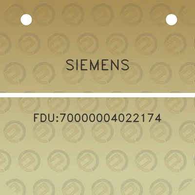 siemens-fdu70000004022174