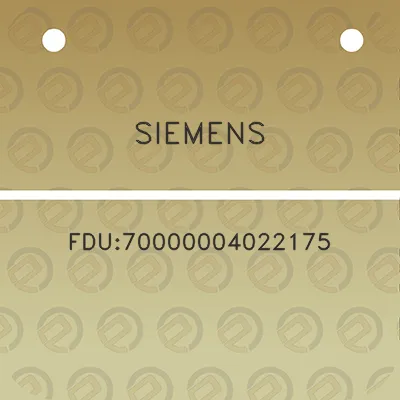 siemens-fdu70000004022175